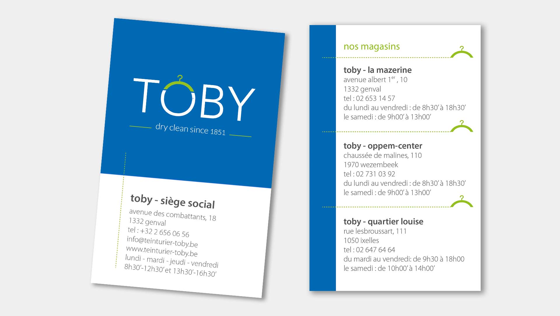 Cartes de visite Toby